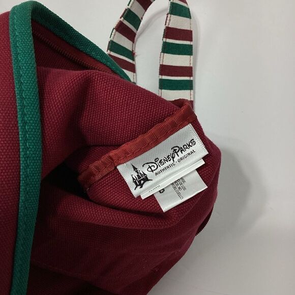 Walt Disney World Tote Disney Christmas Canvas Tote Mickey And Minnie Clause - Picture 4 of 9